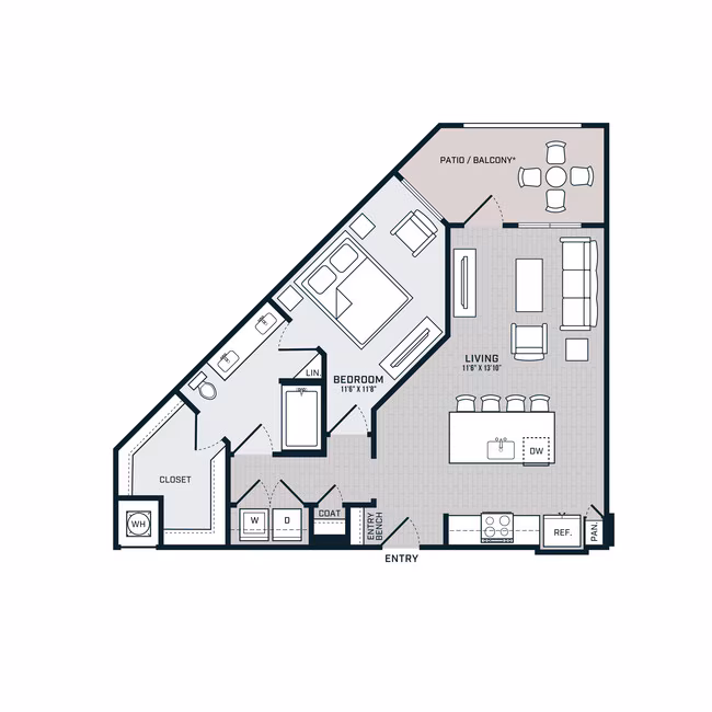 Unit 2105 1115 floor plan