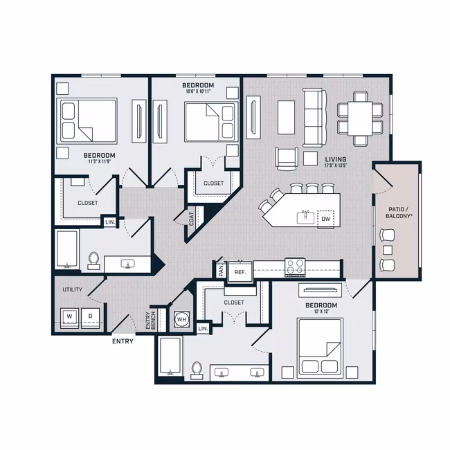Unit 2107 2107 floor plan