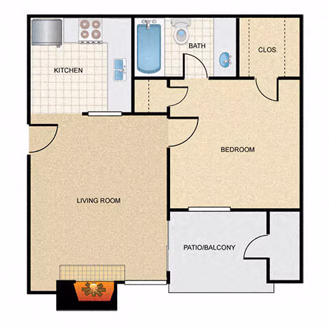 Unit 1718 0115 floor plan