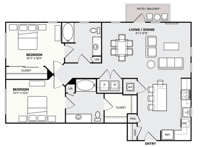 Unit 400 400 floor plan