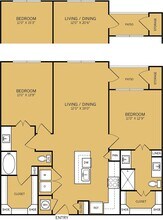 Unit 1407 1407 floor plan