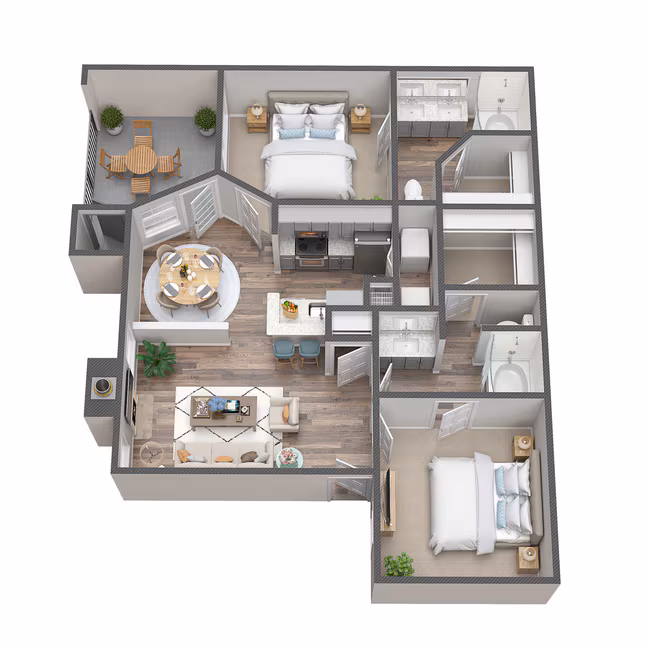 Unit 825 834 floor plan
