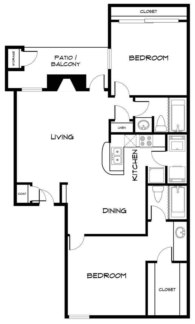 Unit 208 305 floor plan