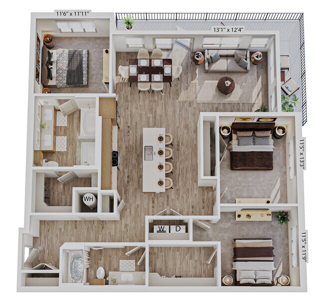 Unit 2323 2323 floor plan