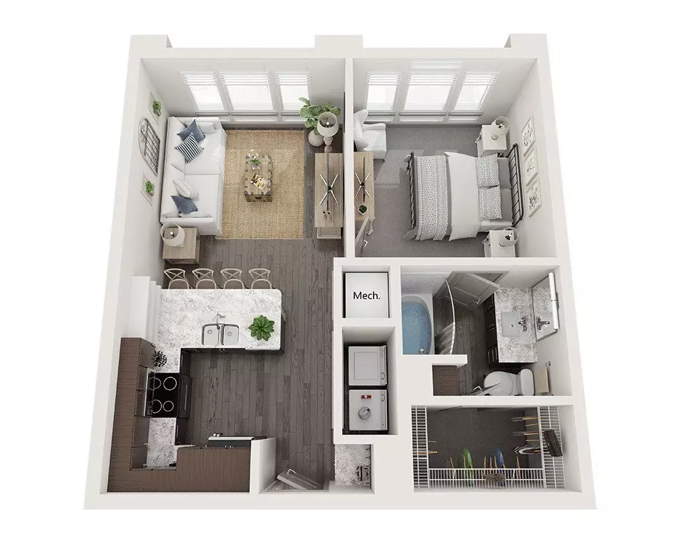 Unit 1161 1161 floor plan