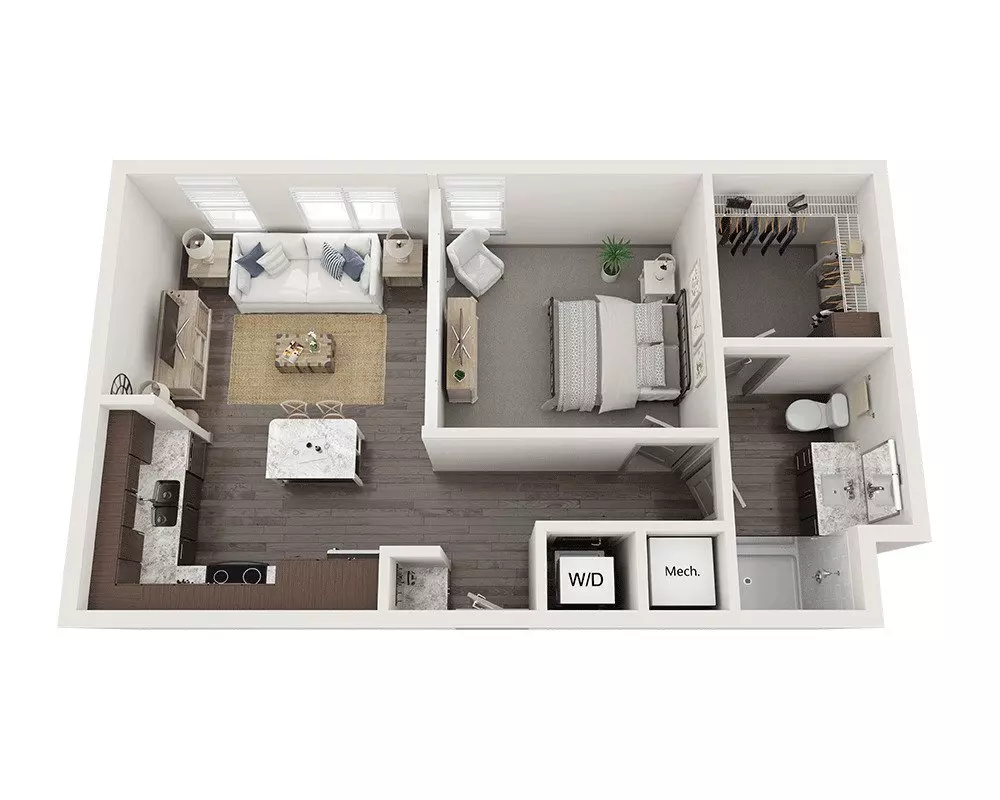 Unit 0107 0107 floor plan