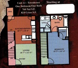 A2 floor plan