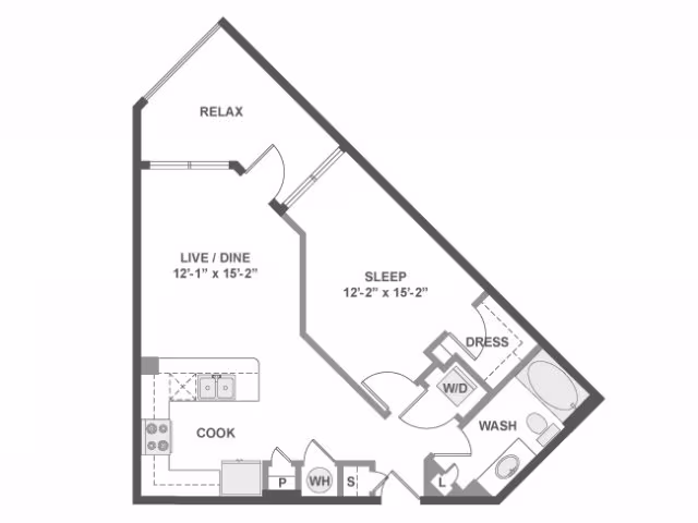 Unit 1-1416 1-1416 floor plan