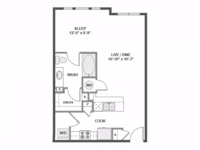 Unit 1-1113 1-1145 floor plan
