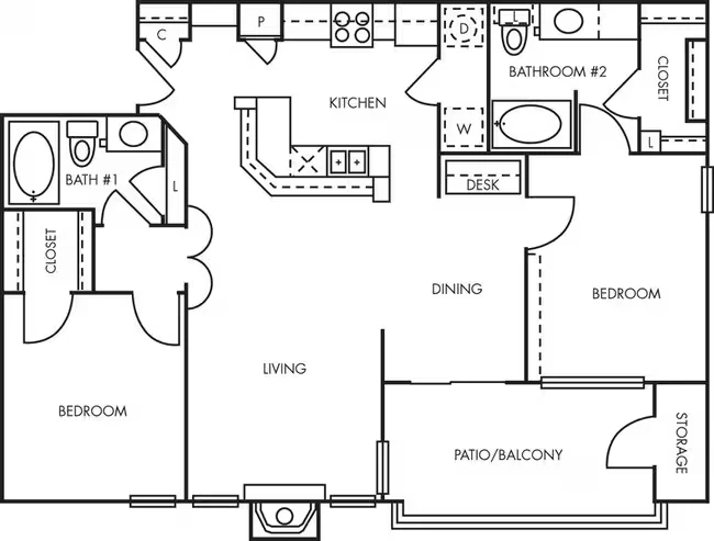 Aspen 1211 floor plan