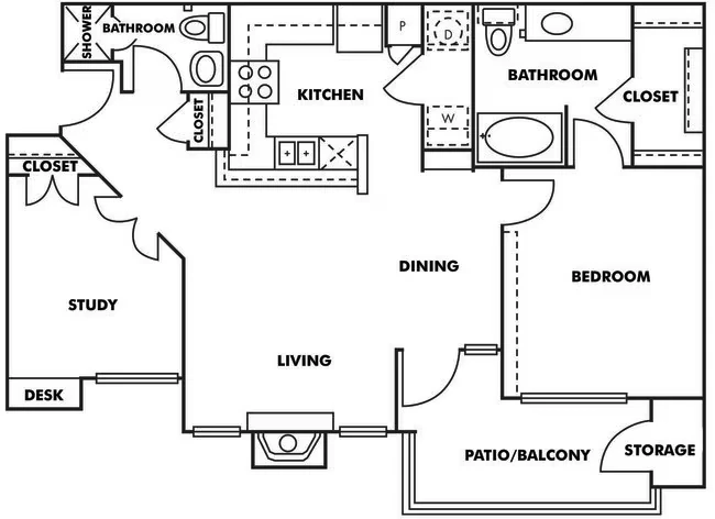 Evergreen 1633 floor plan