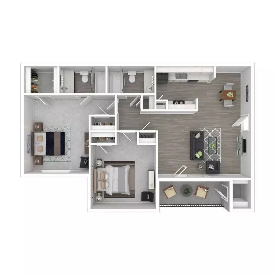 Unit 3402P 3002P floor plan