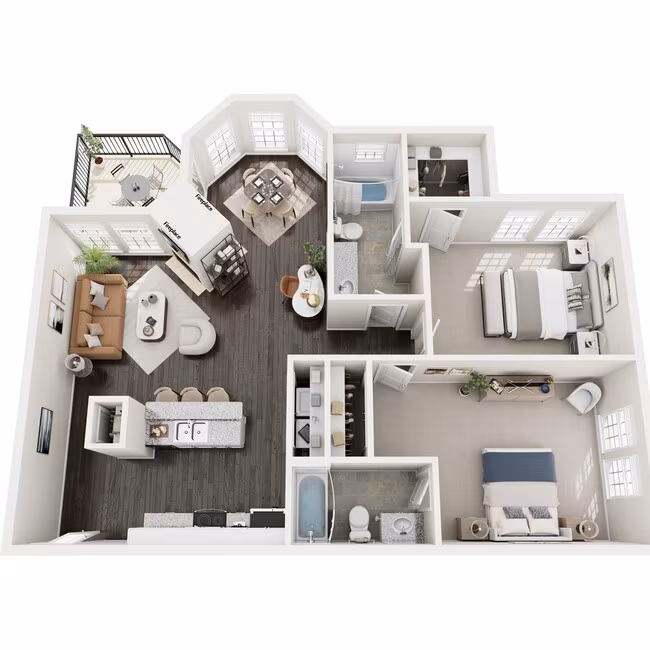 Unit 27105 2105 floor plan