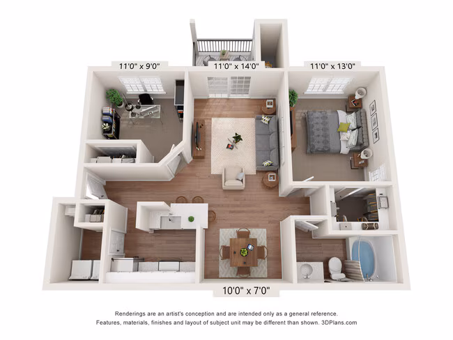 Unit 3517 3517 floor plan
