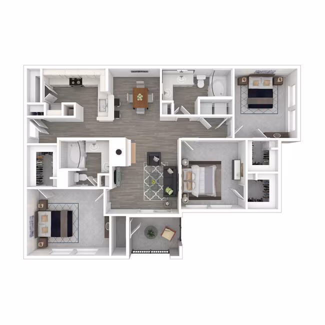 3 Beds • 2 Bath 1534 floor plan