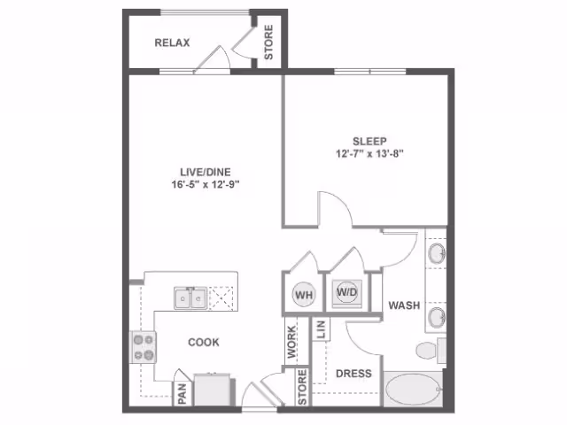 Unit 2-3047 2-3040 floor plan