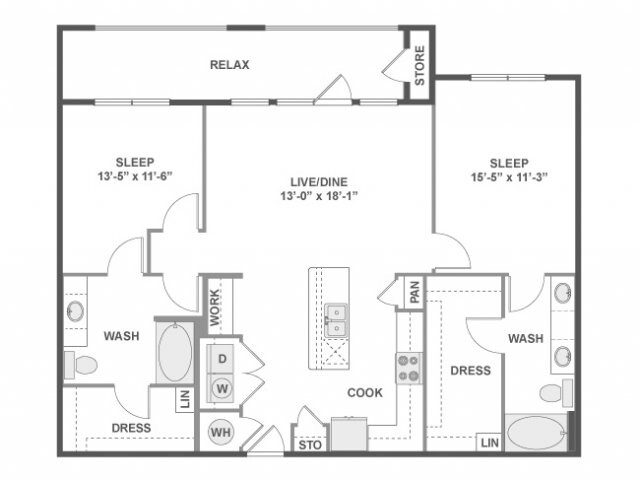 Unit 2-4045 2-4045 floor plan