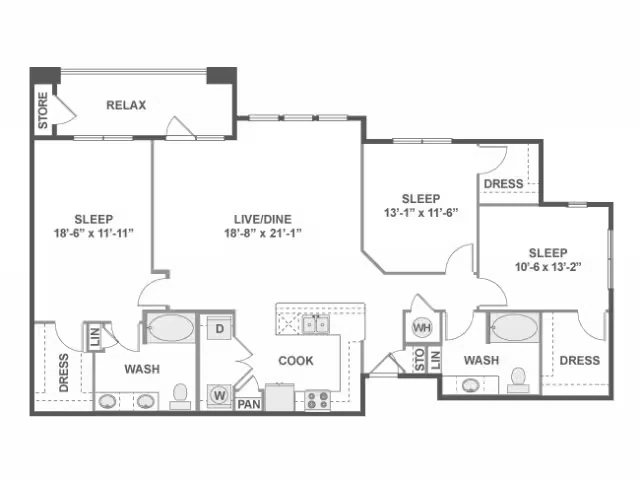 D7 4-1081 floor plan