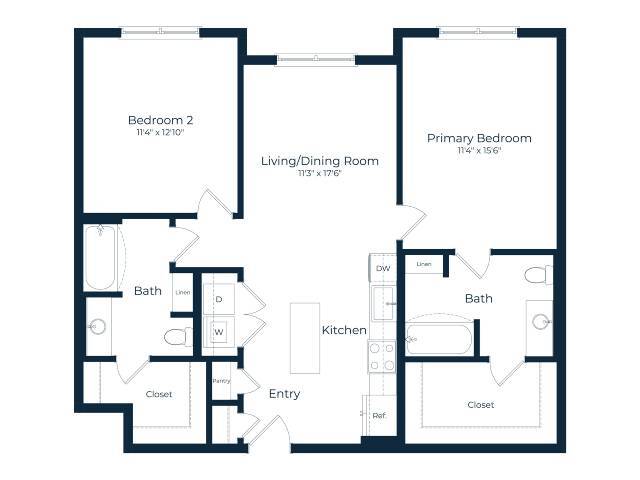 Unit 3408 3408 floor plan