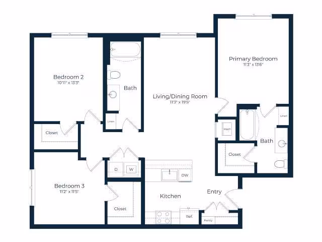 Unit 6212 6212 floor plan