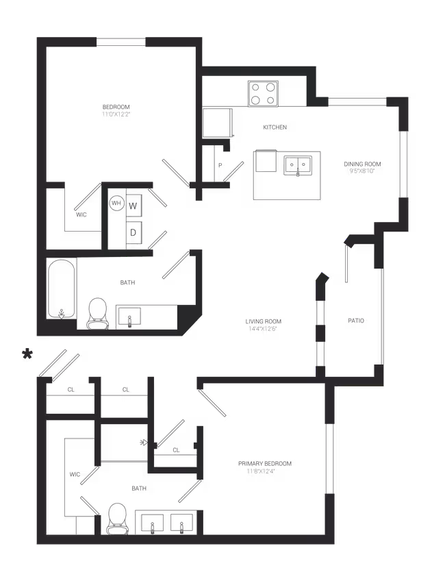 Unit 2101 2101 floor plan