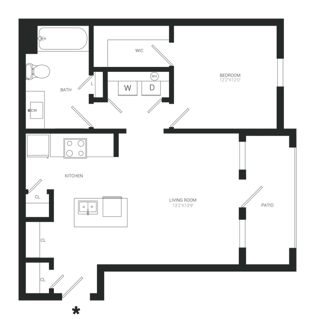 Unit 1167 1167 floor plan