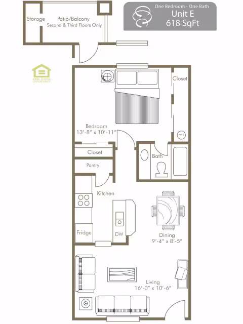 E 1816 floor plan
