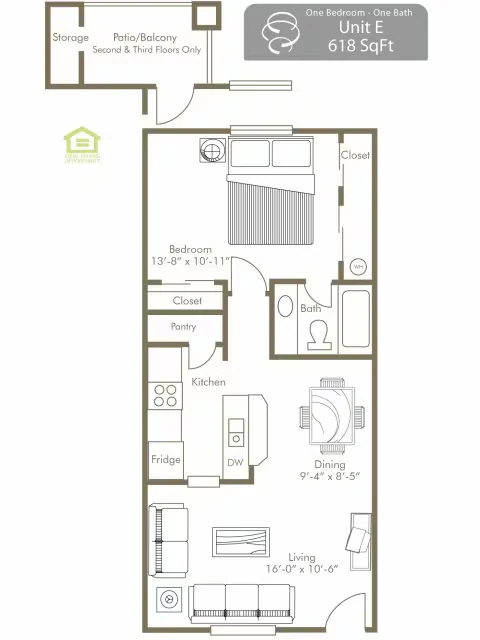 E 1816 floor plan