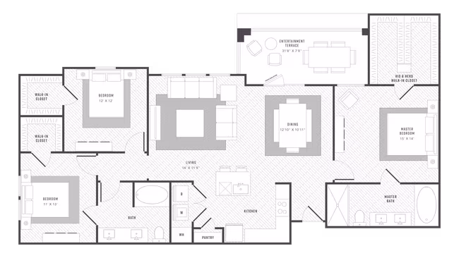 Unit 10-10403 6-6205 floor plan