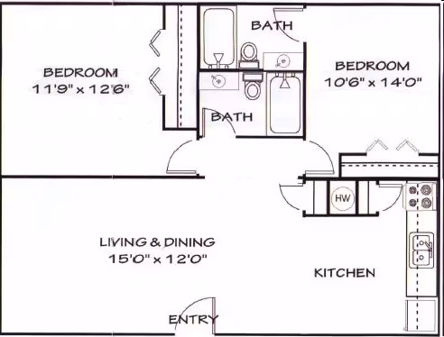 Unit 14 14 floor plan