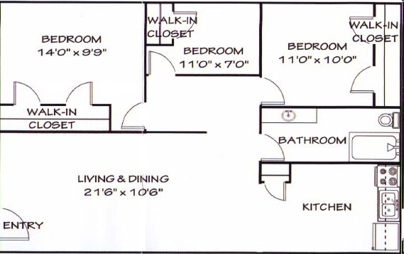 Unit 322 322 floor plan