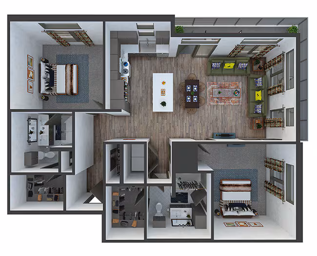 Unit 1117 1227 floor plan