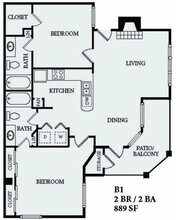 B1R 413 floor plan