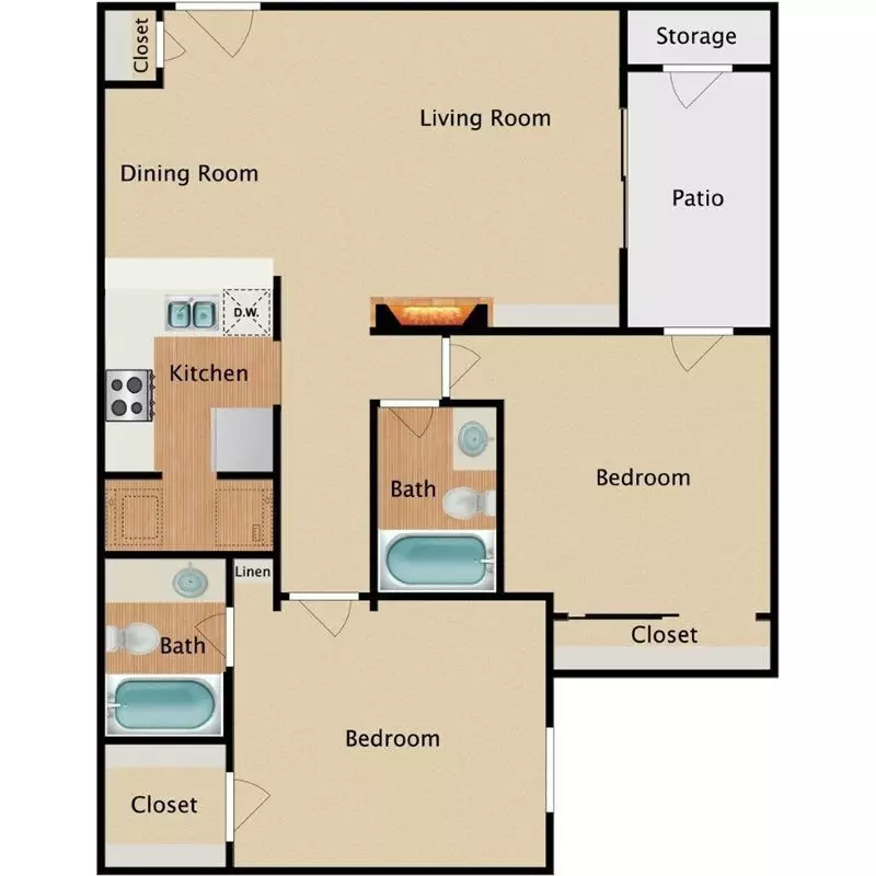 B2R - MIA Forest Oaks 366 floor plan
