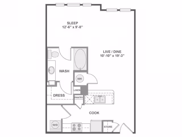 E1 1-1349 floor plan