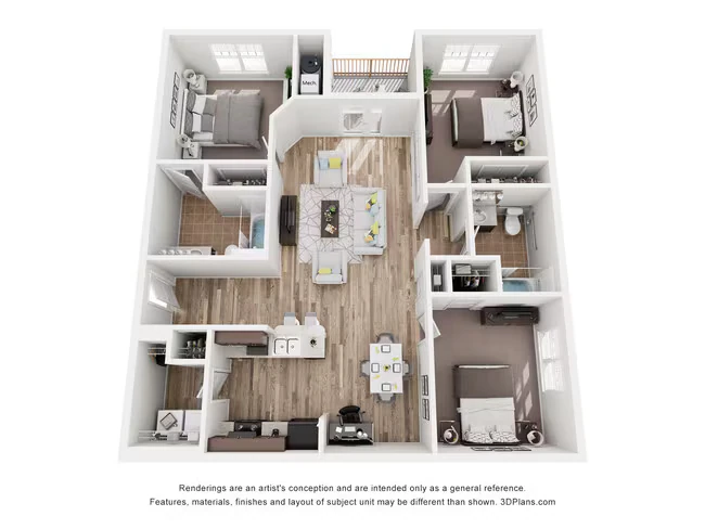 C1 301 floor plan