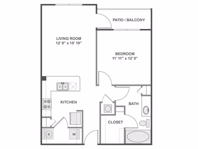 Unit 4-1033 7-3084 floor plan