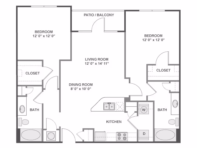 Unit 15-3143 15-3143 floor plan