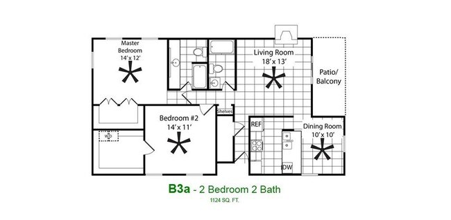 B3A 201 floor plan