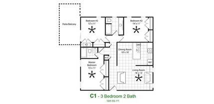 C1 109 floor plan