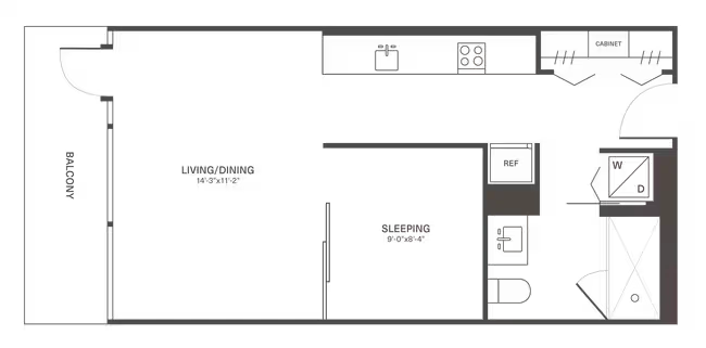 S1B Tower 1-2413 floor plan