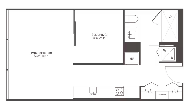 S1 Tower 1-1111 floor plan