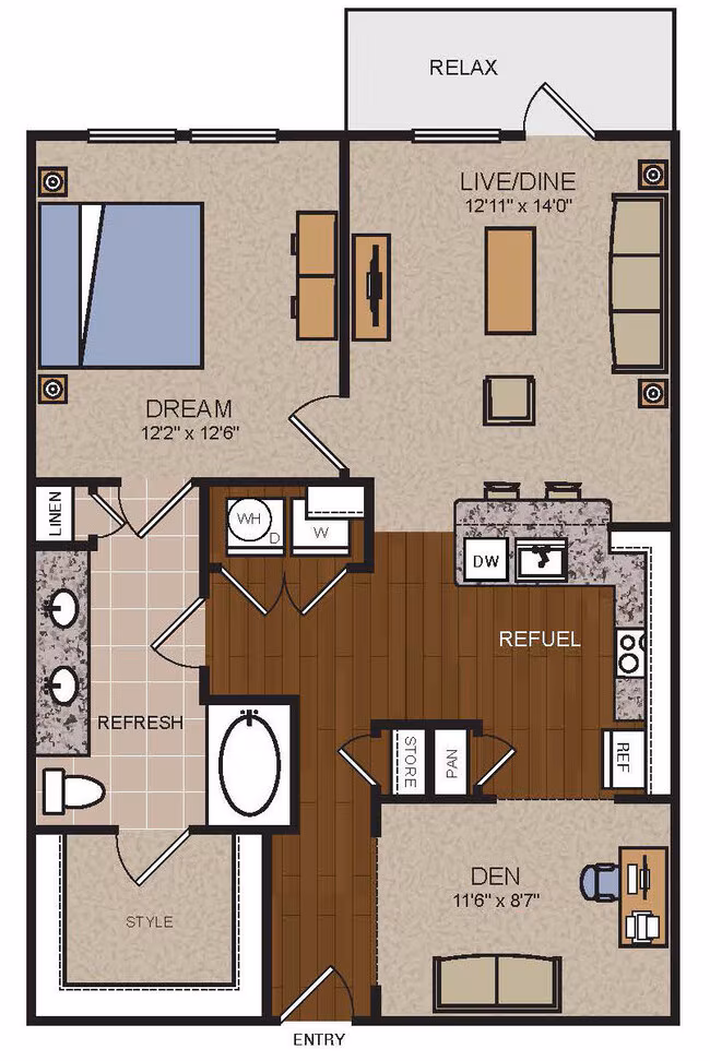 A4 1304A floor plan