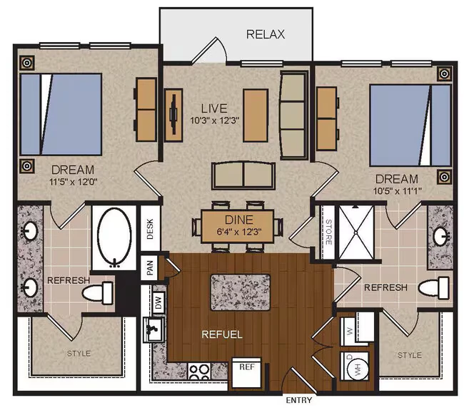 B1 2329A floor plan