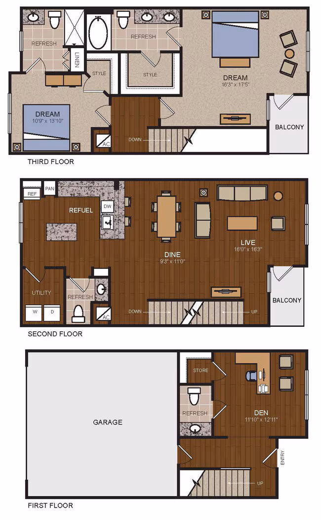 Unit 402 303 floor plan