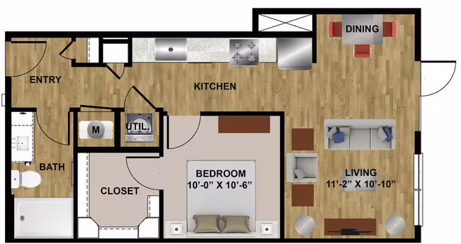 Abstractionist 1-1427 floor plan