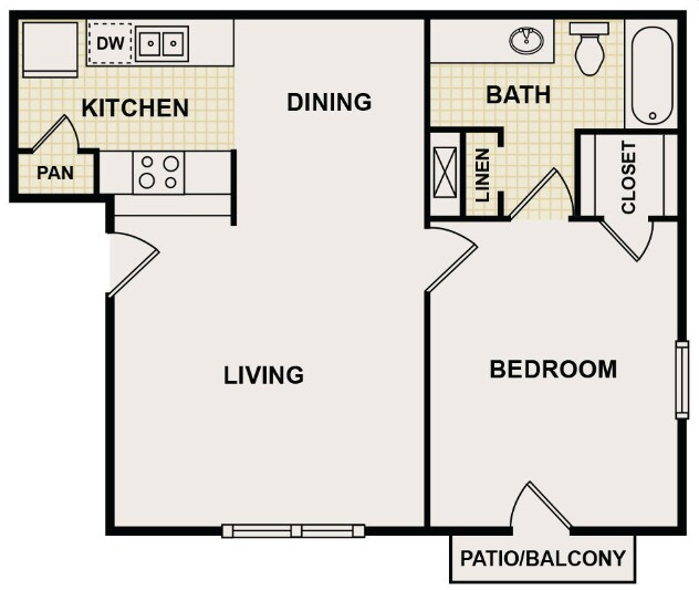 Unit 422 713 floor plan