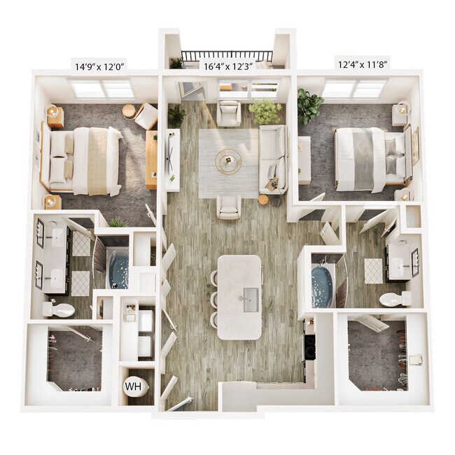 Unit 7319 7319 floor plan