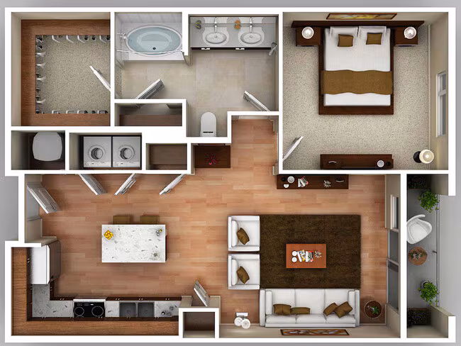 Unit 4119 4309 floor plan