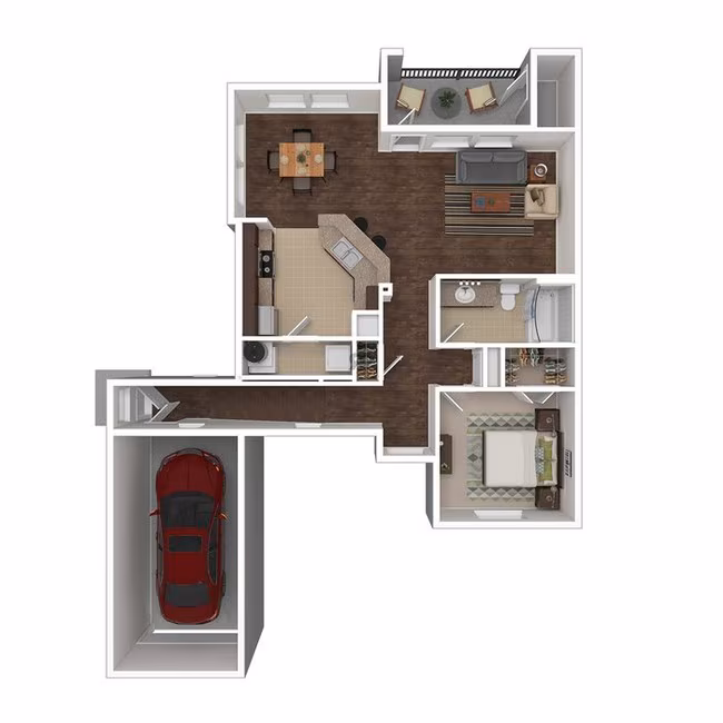 A1-Townhome 1614 floor plan